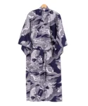 2XL-4XL Navy Carp Men's Yukata Yimono