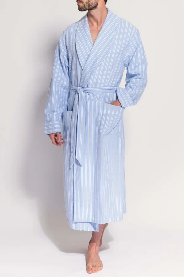British Boxers Westwood Blue Men's Dressing Gown