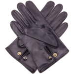 Black Unlined Officer's Gloves