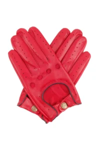 Men's Berry Red Driving Gloves by Dents