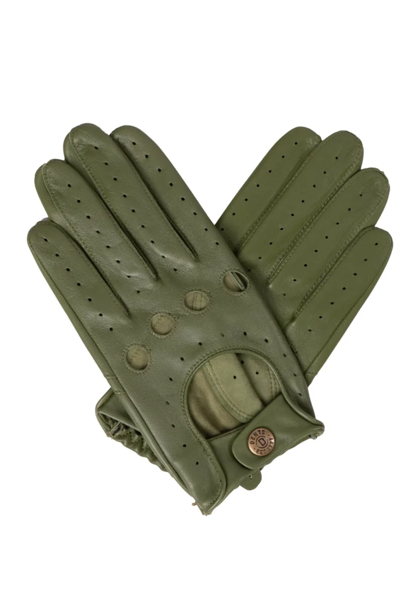 Dents Classic Driving Glove in unlined Lincoln Green Leather