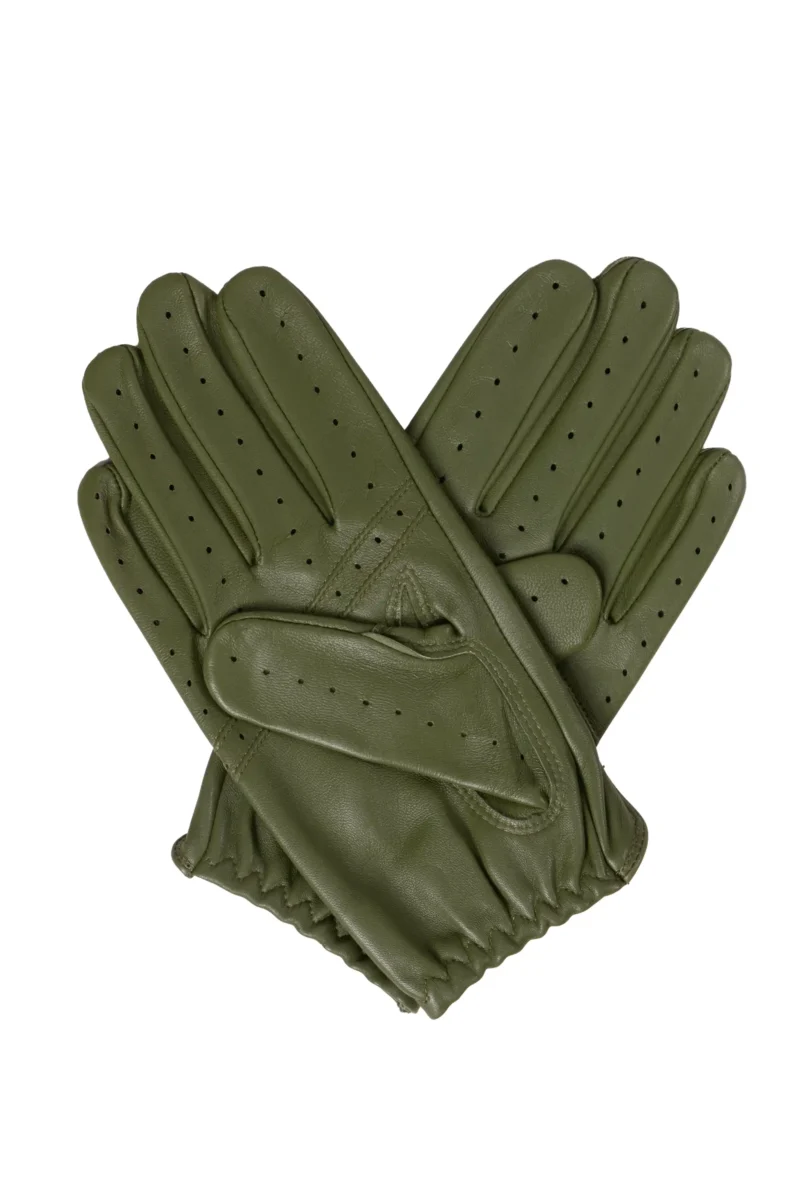 Dents Classic Driving Glove in unlined Lincoln Green Leather