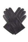 Dents Keston Men's Black Leather Gloves -Size M