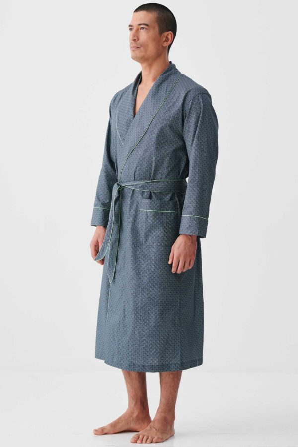 British Boxers Geometric Moorland Men's Dressing Gown
