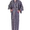 Navy Chain Men's Yukata Kimono