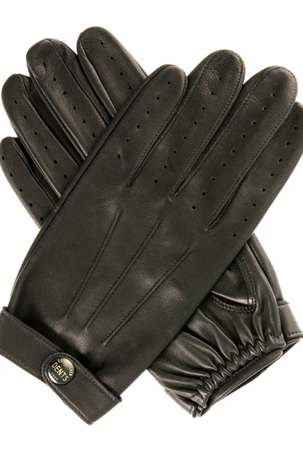 Men's Black Full Driving Gloves