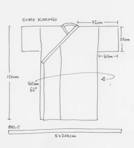 Sumo Yukata Diagram