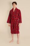 Bown of London - Highland Velours Stripe Men's Dressing Gown