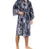 Navy Bamboo & Dragon Men's Happi Kimono
