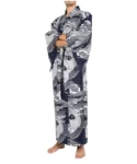 Navy Carp Herren Yukata Kimono