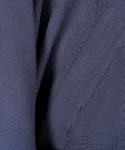 Fabric detail of XL navy fine stripe kimono yukata robe