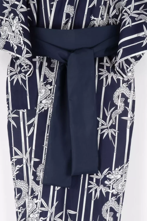 Navy Obi Kimono Schärpe Gürtel