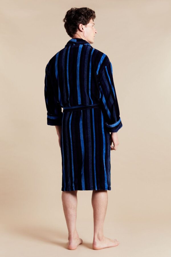 Bown of London Men's Dressing Gown - Salcombe Stripe