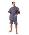 Pyjama Jinbei Hommes White Joyous